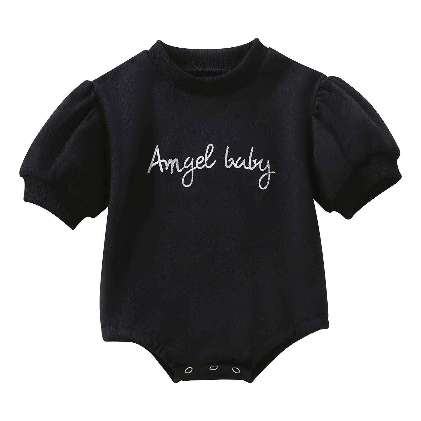 Half-Sleeve Triangle Romper for Babies