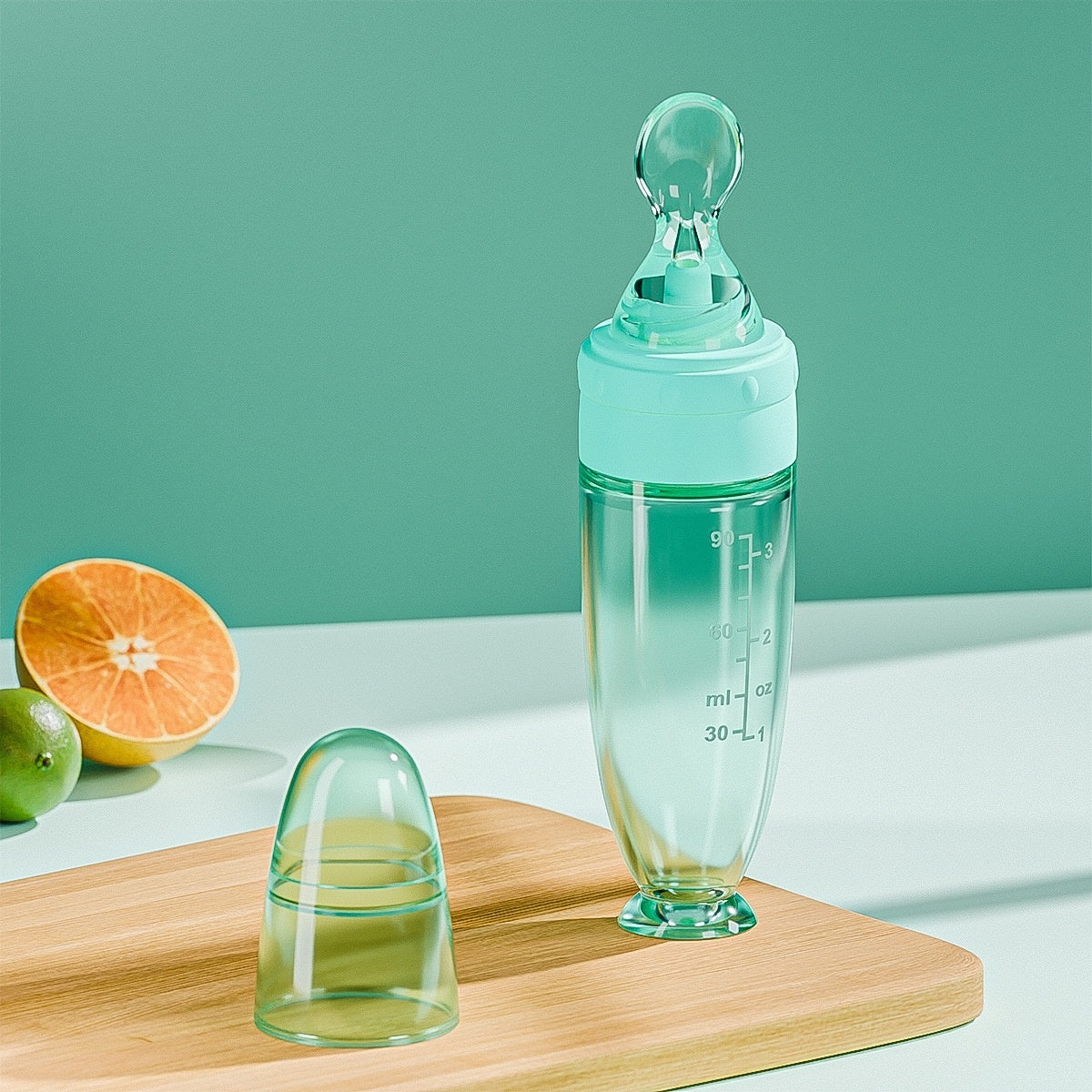 Silicone Squeeze Spoon for Baby Food & Rice Porridge
