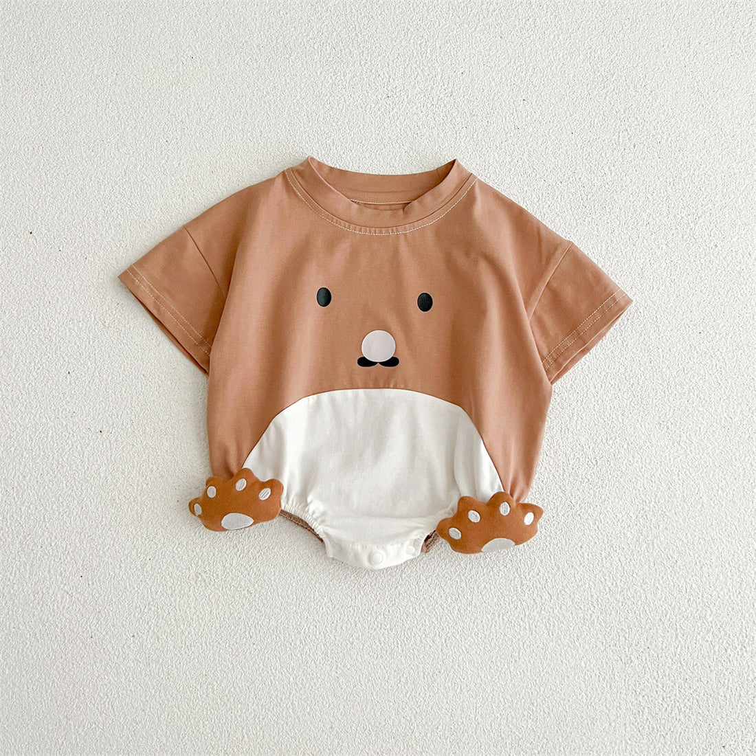 Cotton Triangle Romper for Newborn Baby Girls