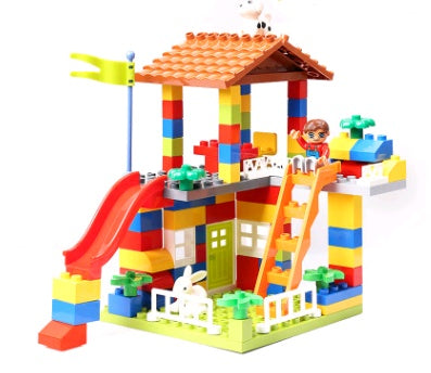 City-Themed Puzzle Building Blocks for Kids
