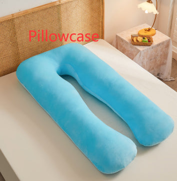 Pure Cotton Removable & Washable U-Shaped Maternity Pillow