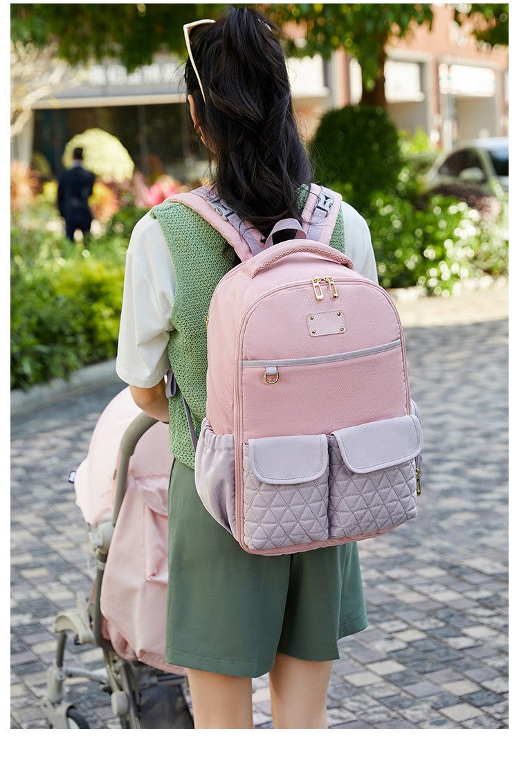 Large Capacity Multi-Pocket Baby Diaper Backpack