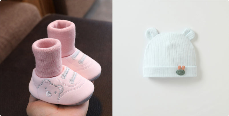 Simple Non-Slip Indoor Cloth Shoes for Toddlers
