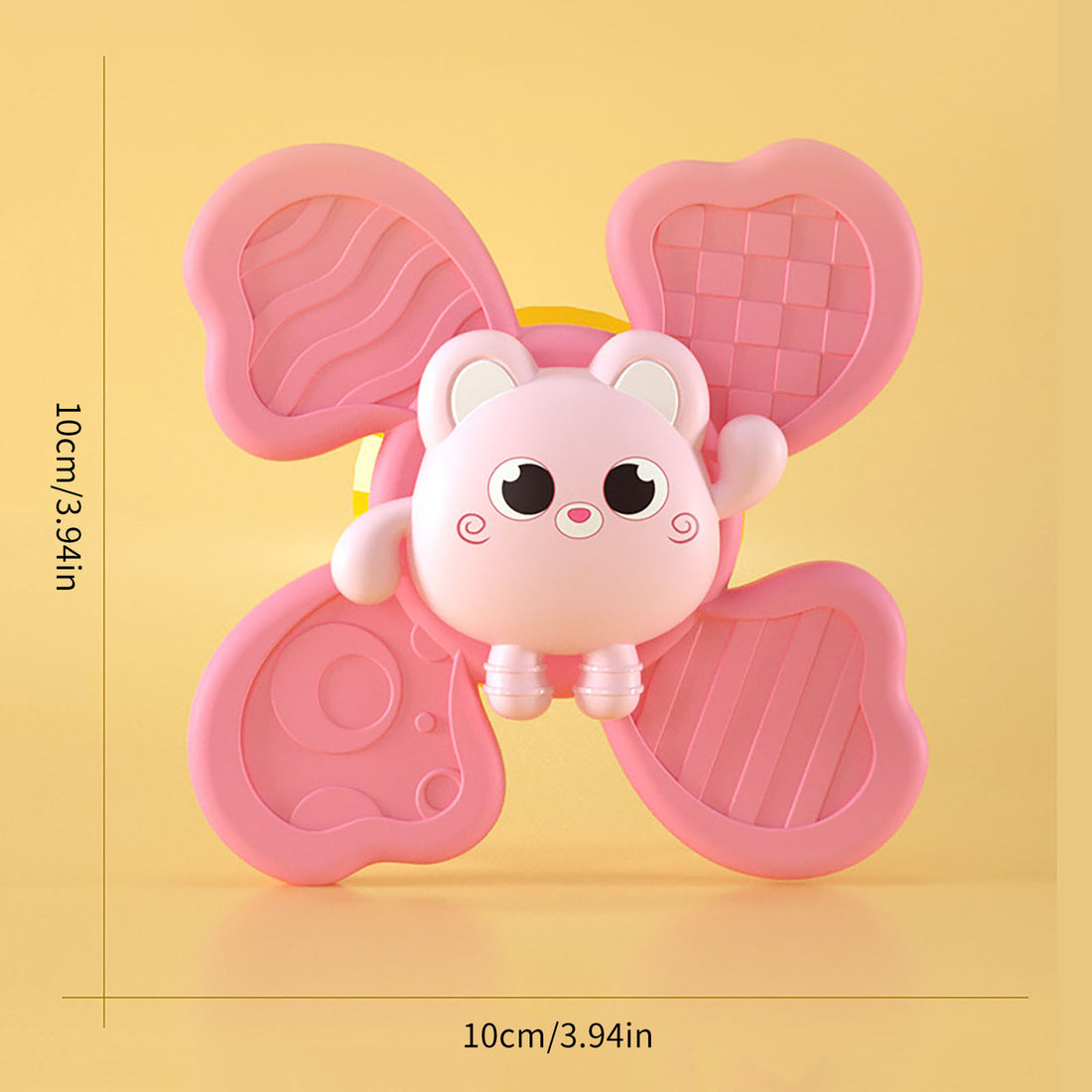 Animal-Themed Spinning Suction Cup Baby Bath Toy