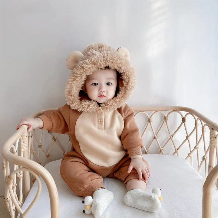 Autumn Newborn Baby Boy Jumpsuit (0–3 Months)