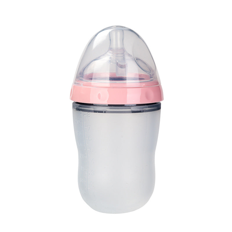 Silicone Breast Milk Baby Feeding Bottle