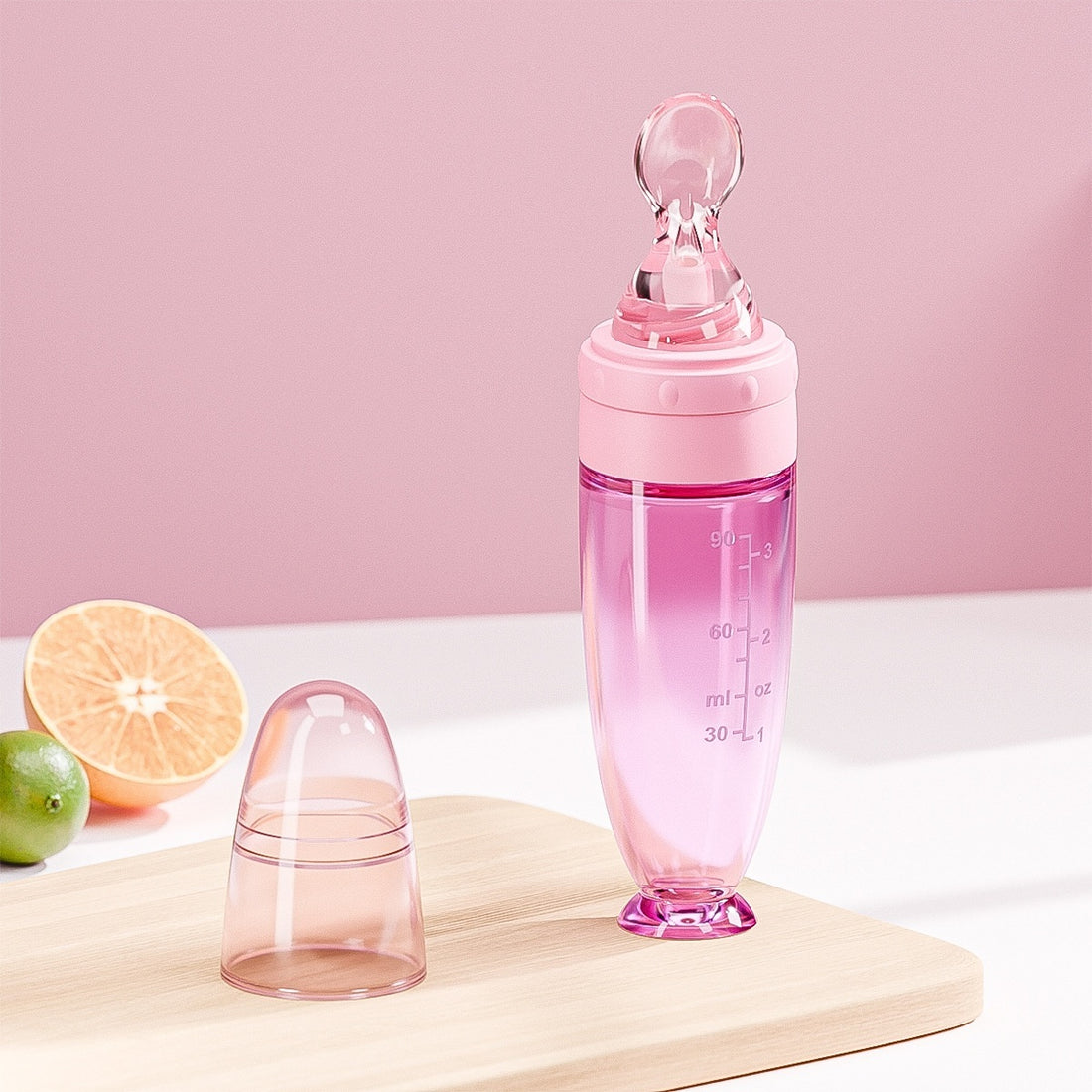 Silicone Squeeze Spoon for Baby Food & Rice Porridge