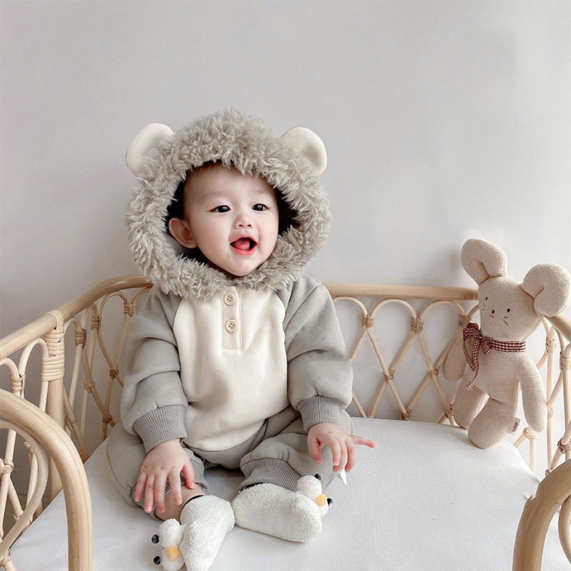 Autumn Newborn Baby Boy Jumpsuit (0–3 Months)