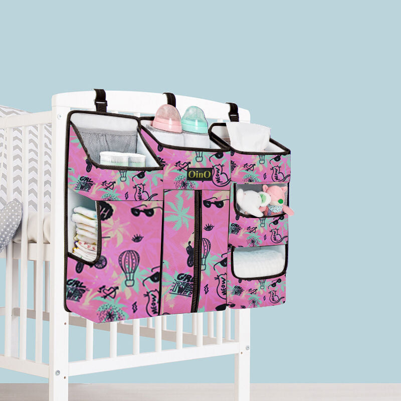 Waterproof Crib Hanging Diaper Storage Bag