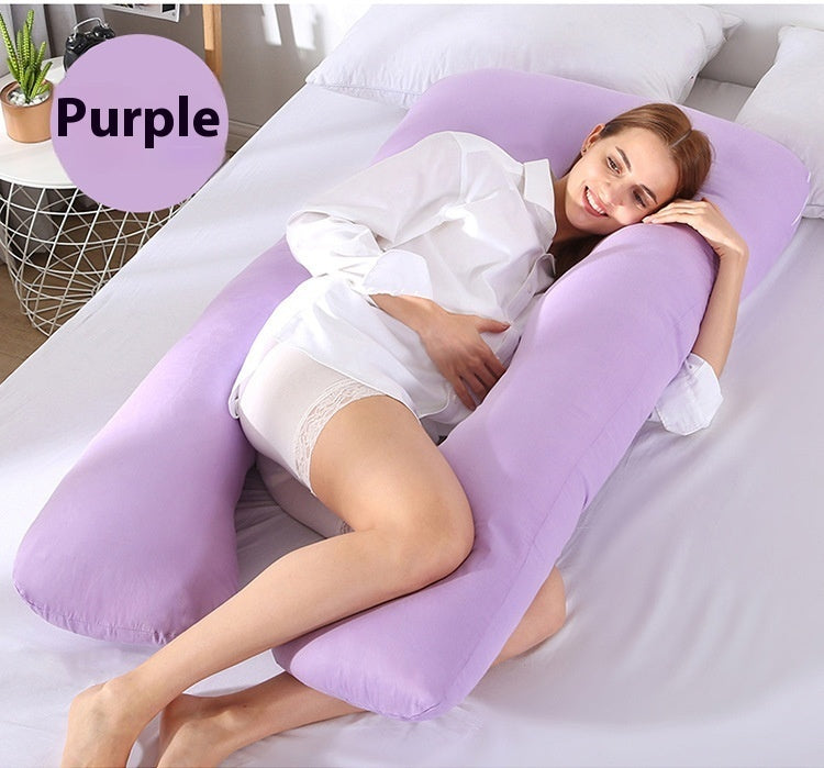 Pure Cotton Removable & Washable U-Shaped Maternity Pillow