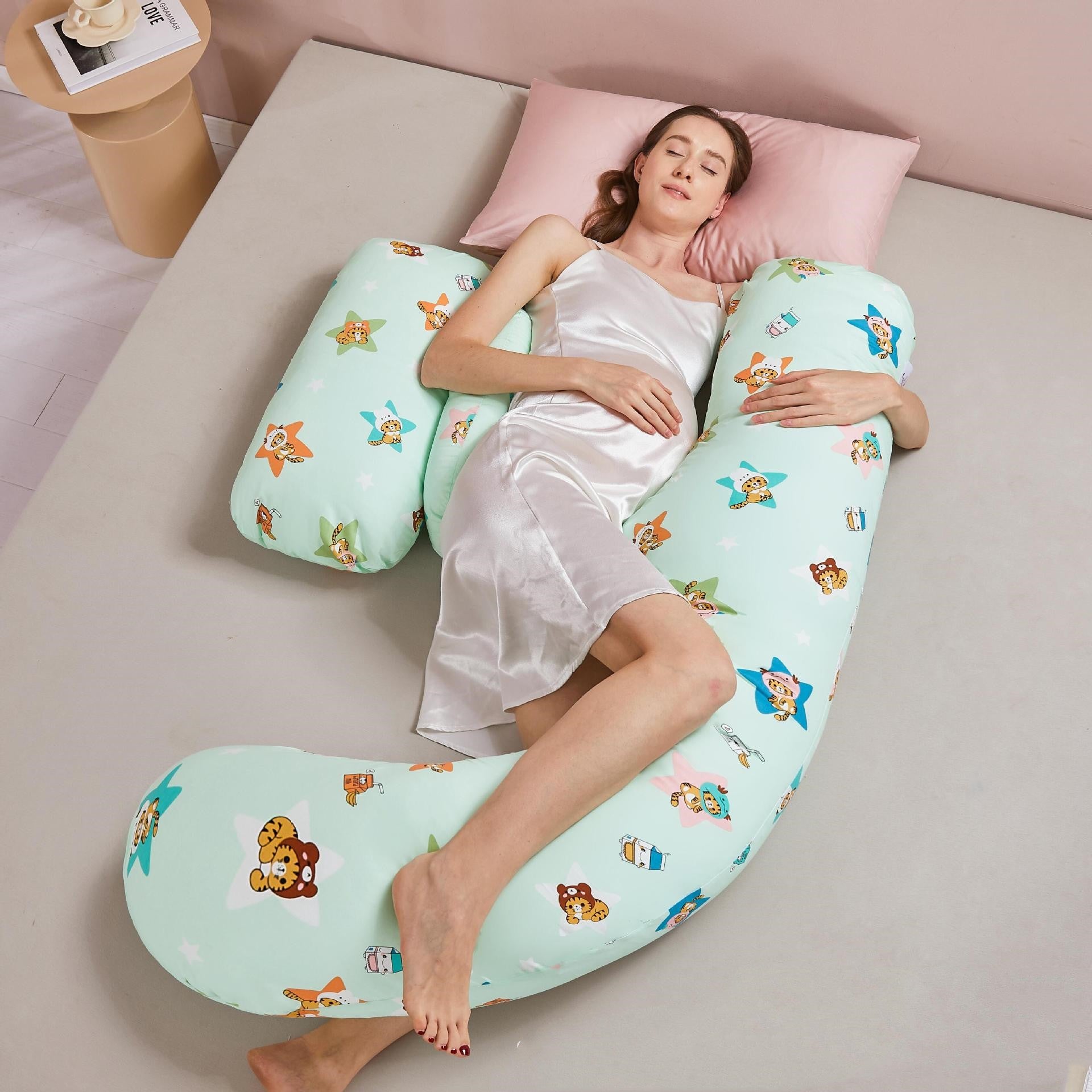 Summer Tencel Maternity Pillow Lumbar Side Sleeping Pillow