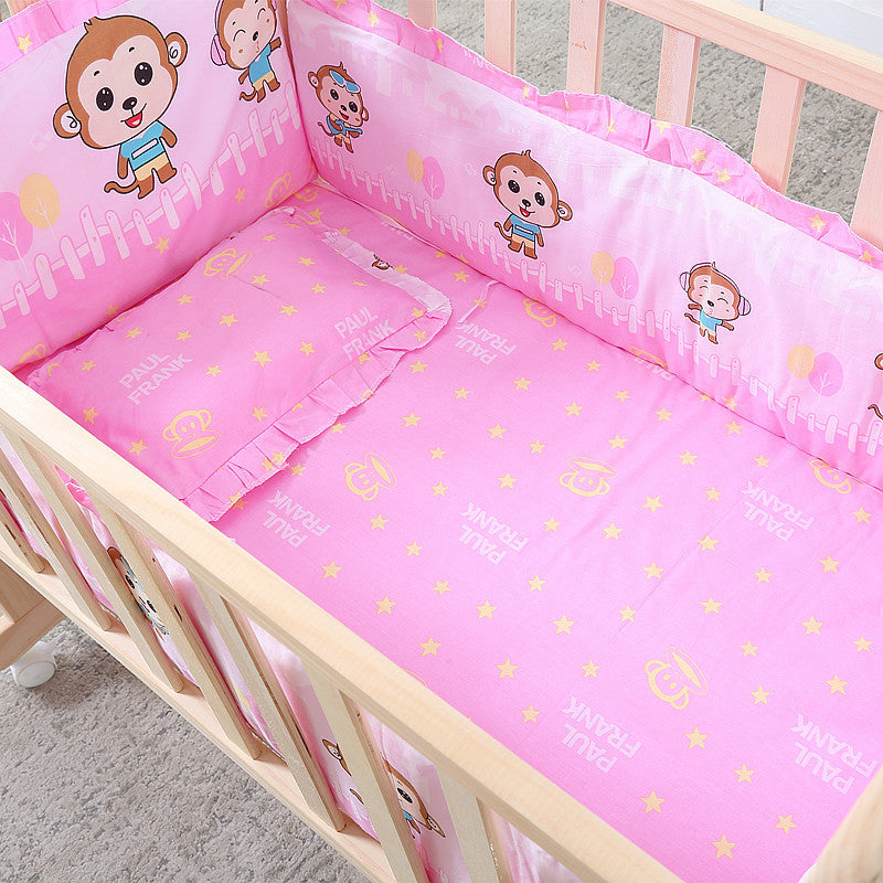 Cotton Baby Crib Mattress 5-Piece Removable & Washable Set