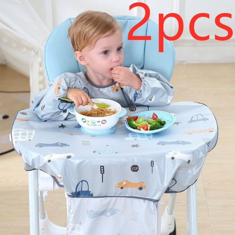 Baby Feeding Bib Cover & Anti-Dirty Dining Gown