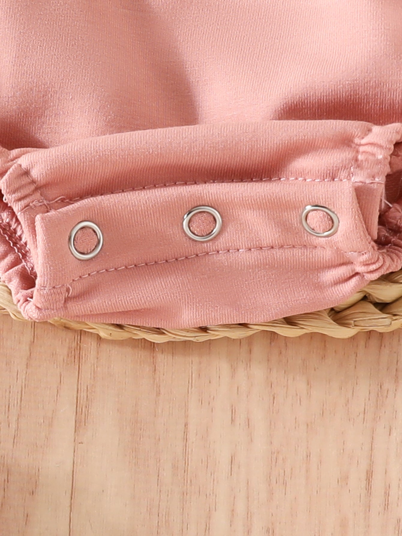Long-Sleeve Pocket Triangle Romper for Babies
