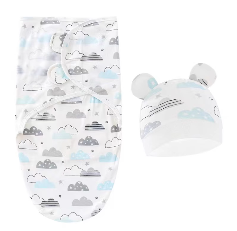 Newborn Anti-Startle Swaddle Quilt for Spring & Autumn