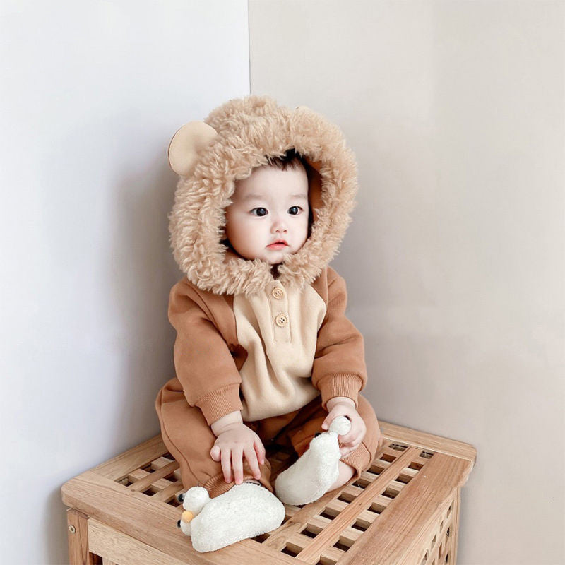 Autumn Newborn Baby Boy Jumpsuit (0–3 Months)