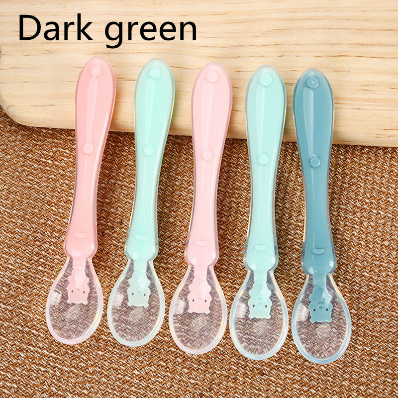 Silicone Baby Feeding Spoon for Water & Soup