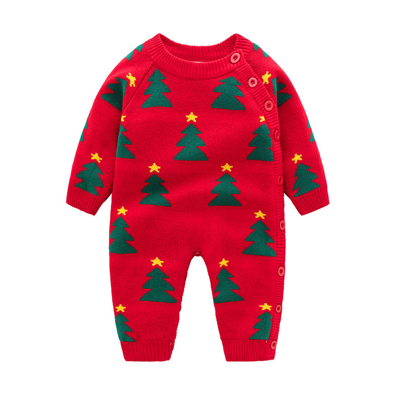 Thickened Newborn Baby Crawling Harness Outfit