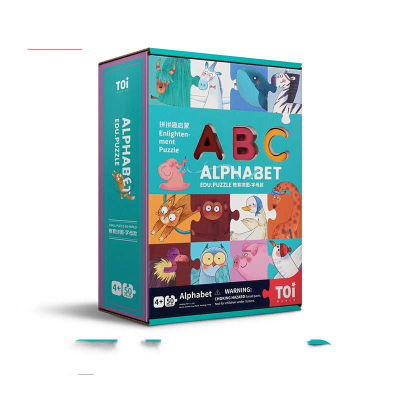 Wooden Numbers & Letters Puzzle for Children’s Education
