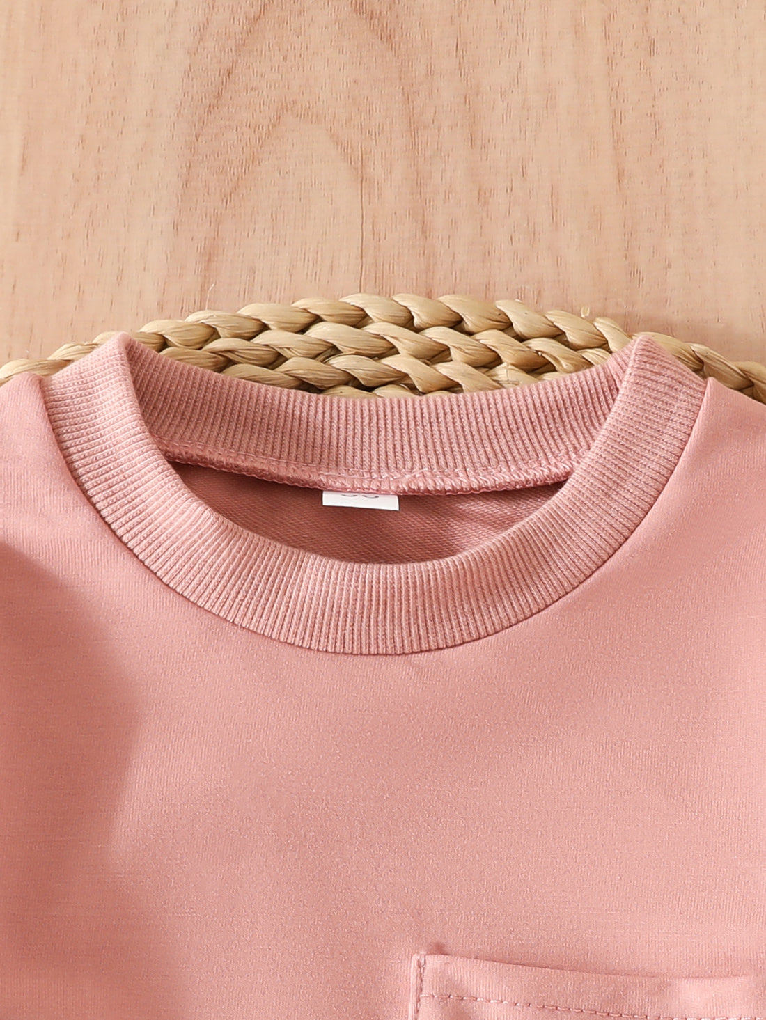 Long-Sleeve Pocket Triangle Romper for Babies