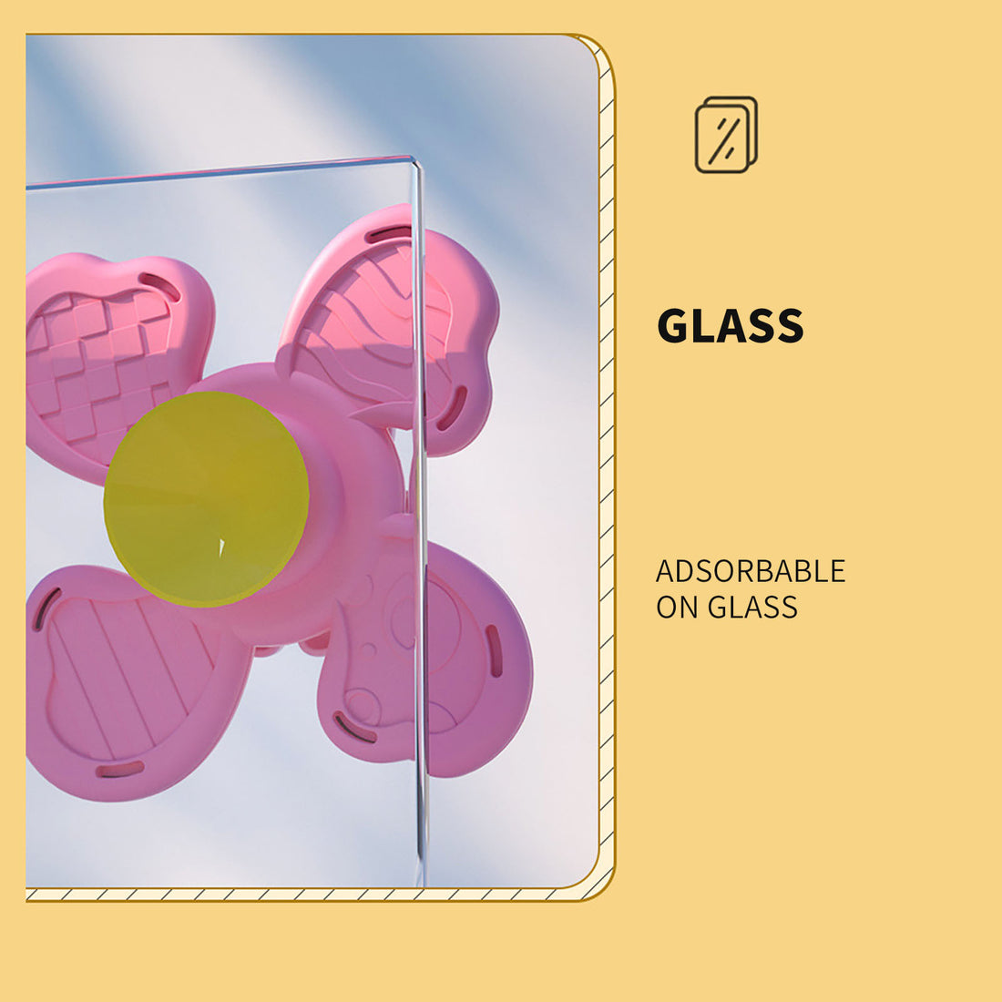 Animal-Themed Spinning Suction Cup Baby Bath Toy