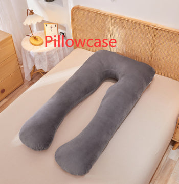 Pure Cotton Removable & Washable U-Shaped Maternity Pillow
