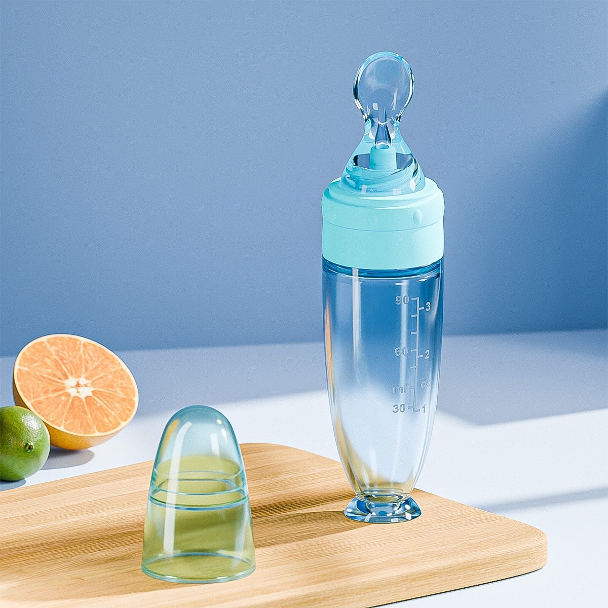 Silicone Squeeze Spoon for Baby Food & Rice Porridge