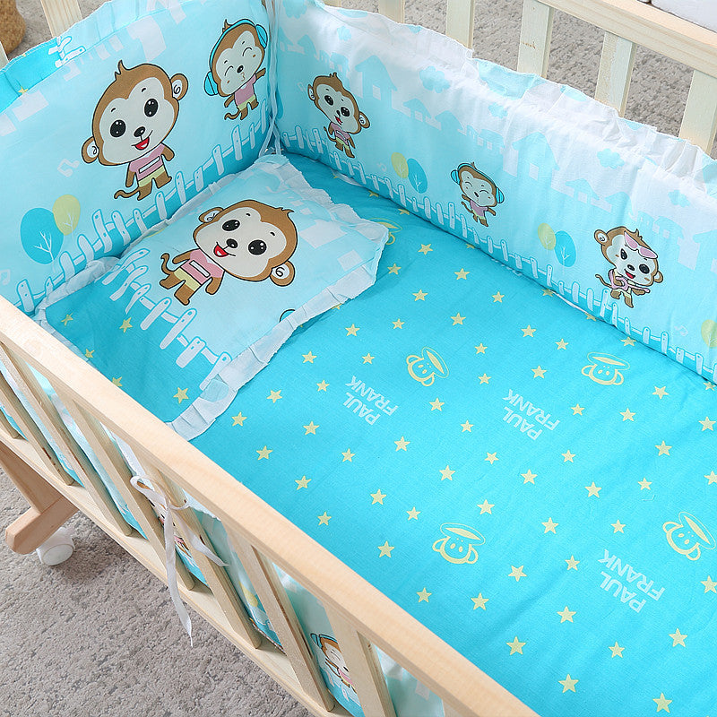 Cotton Baby Crib Mattress 5-Piece Removable & Washable Set