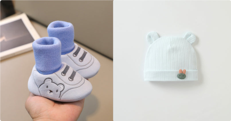 Simple Non-Slip Indoor Cloth Shoes for Toddlers