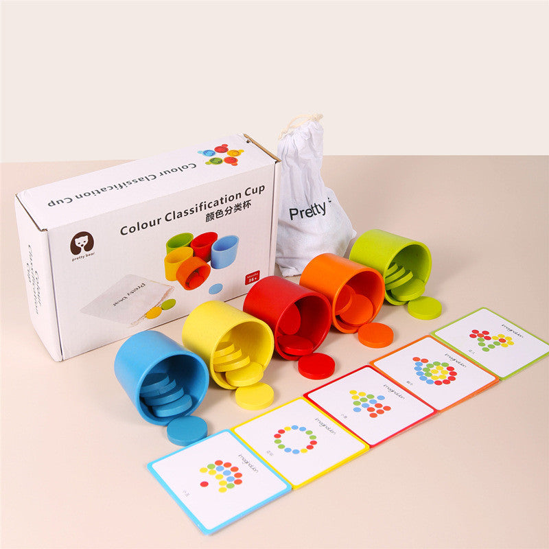 Baby Early Education Color Classification Cup Toy