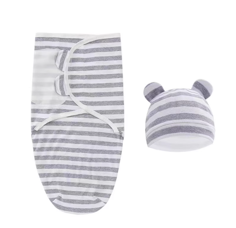 Newborn Anti-Startle Swaddle Quilt for Spring & Autumn