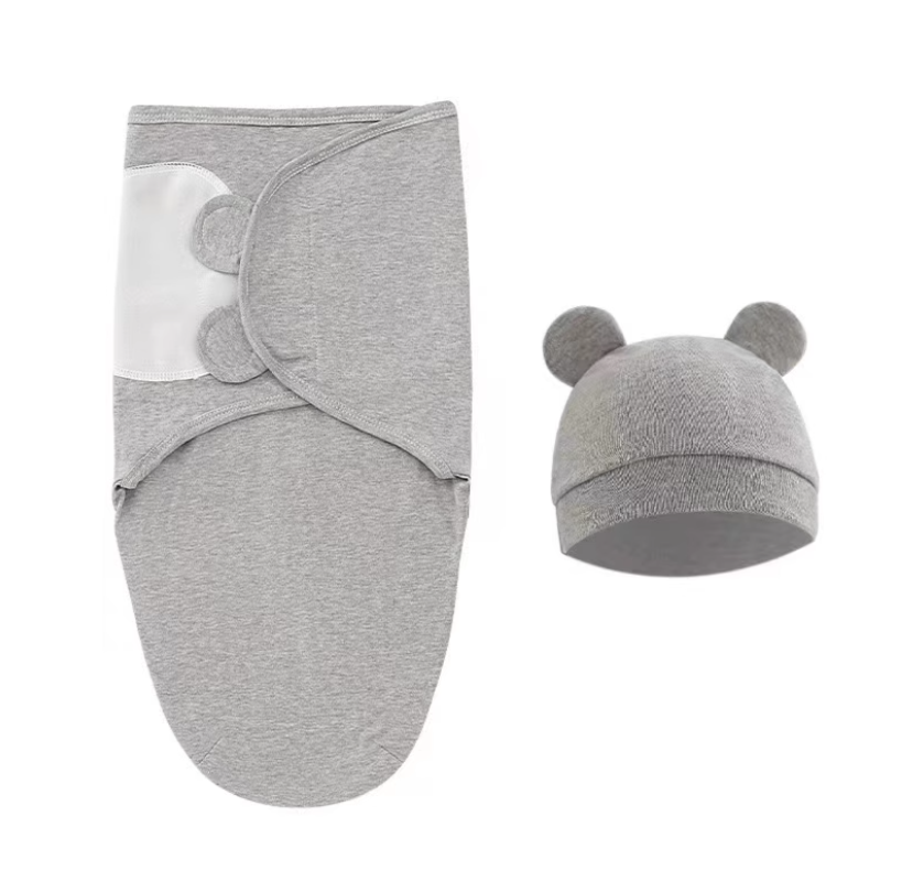 Newborn Anti-Startle Swaddle Quilt for Spring & Autumn
