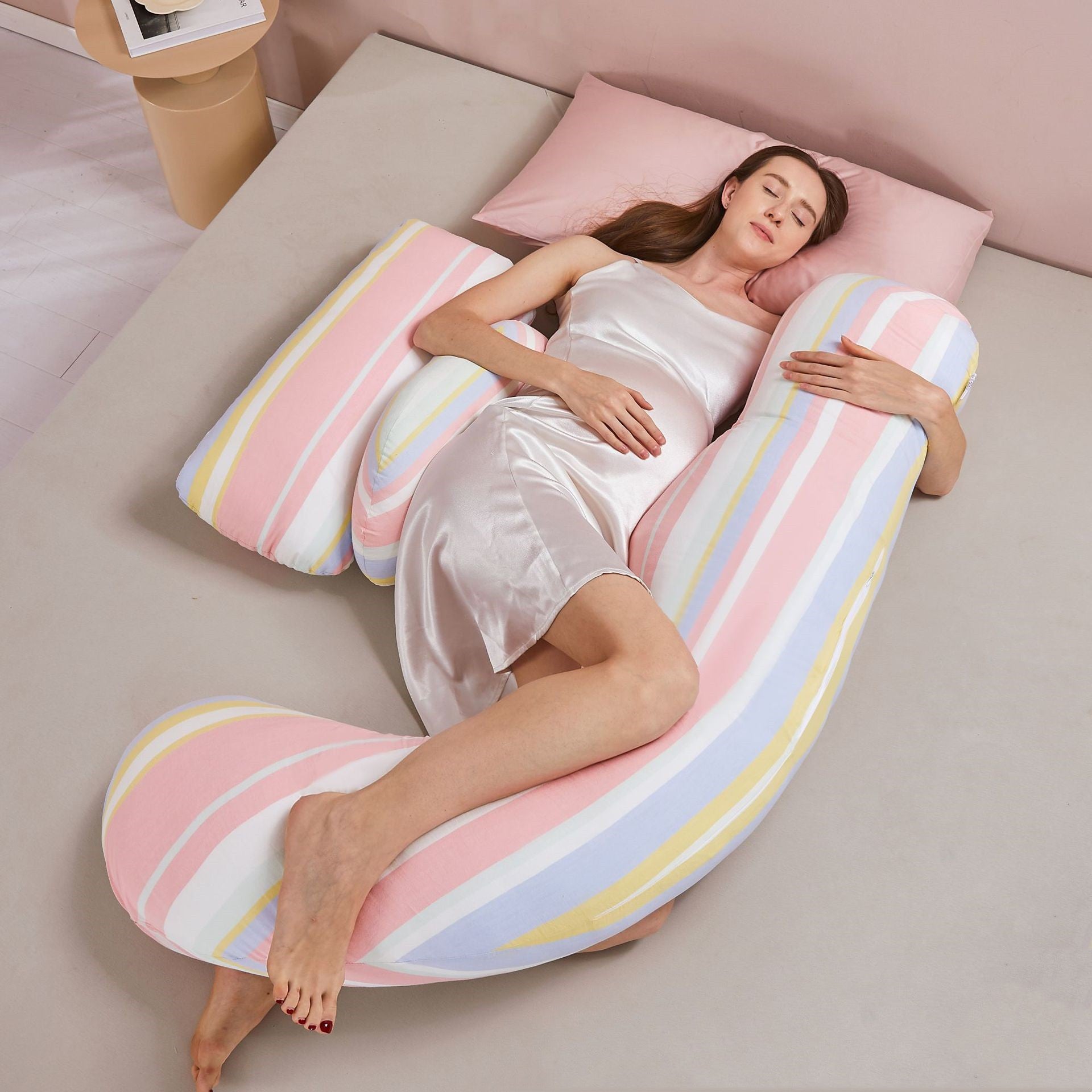 Summer Tencel Maternity Pillow Lumbar Side Sleeping Pillow