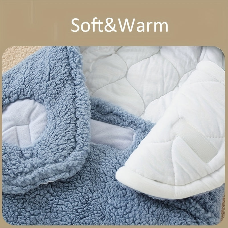 Super Soft Fluffy Fleece Newborn Baby Sleeping Bag Swaddle