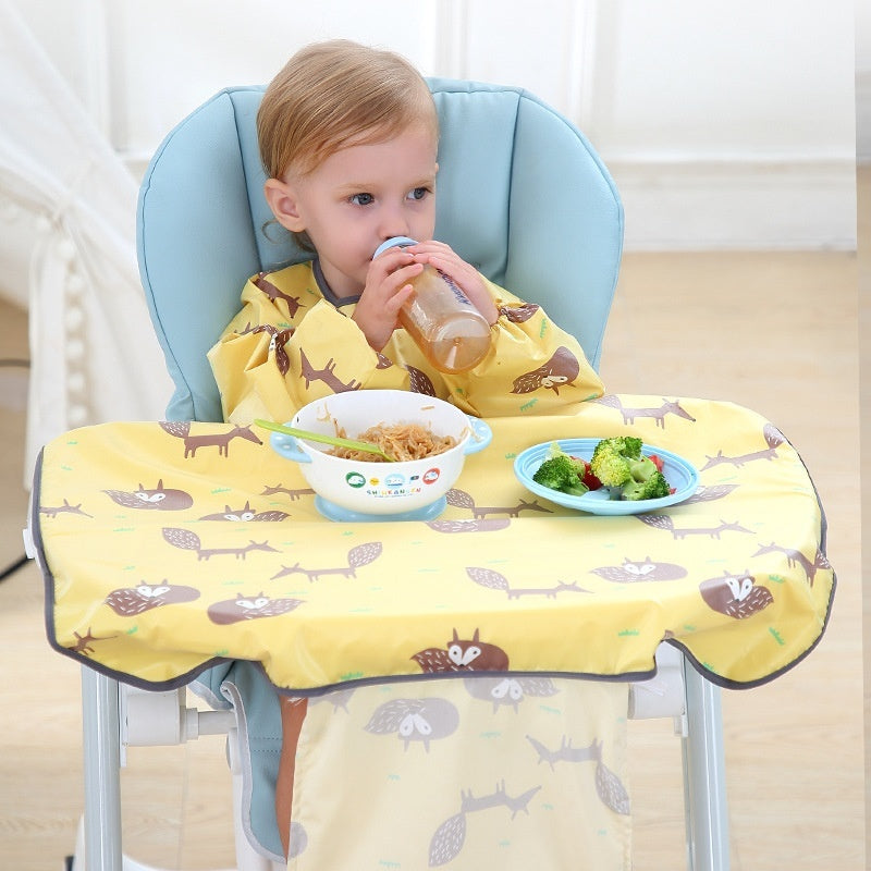 Baby Feeding Bib Cover & Anti-Dirty Dining Gown