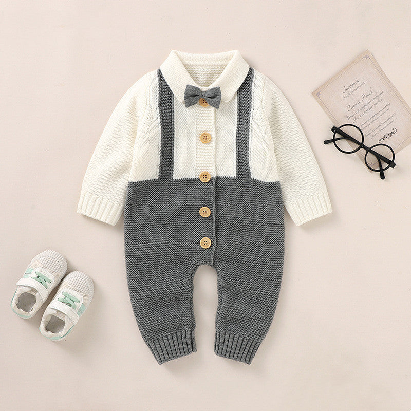 Autumn Baby Gentleman One-Piece Romper