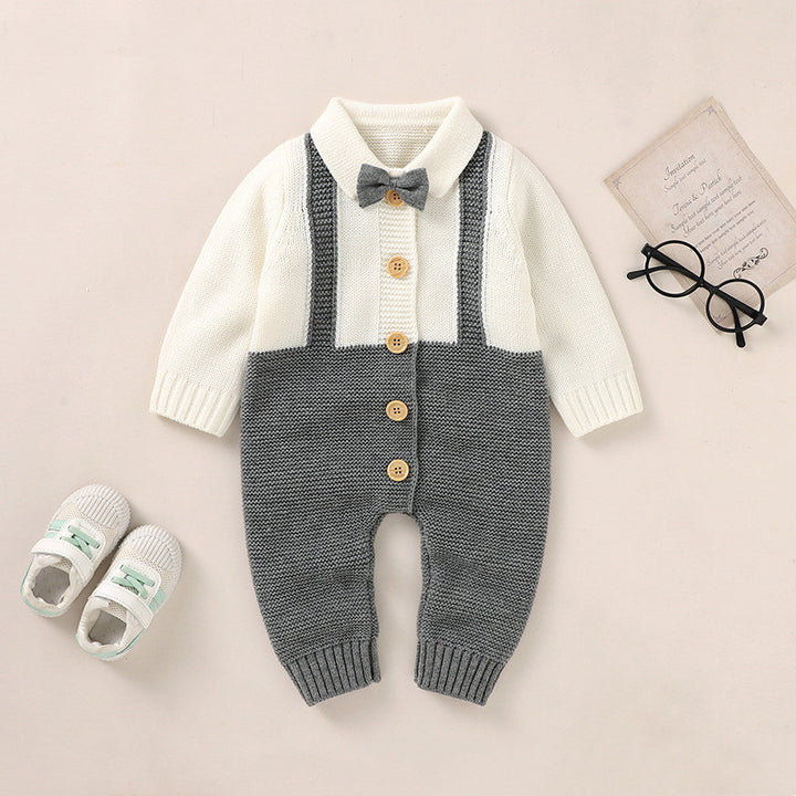 Autumn Baby Gentleman One-Piece Romper